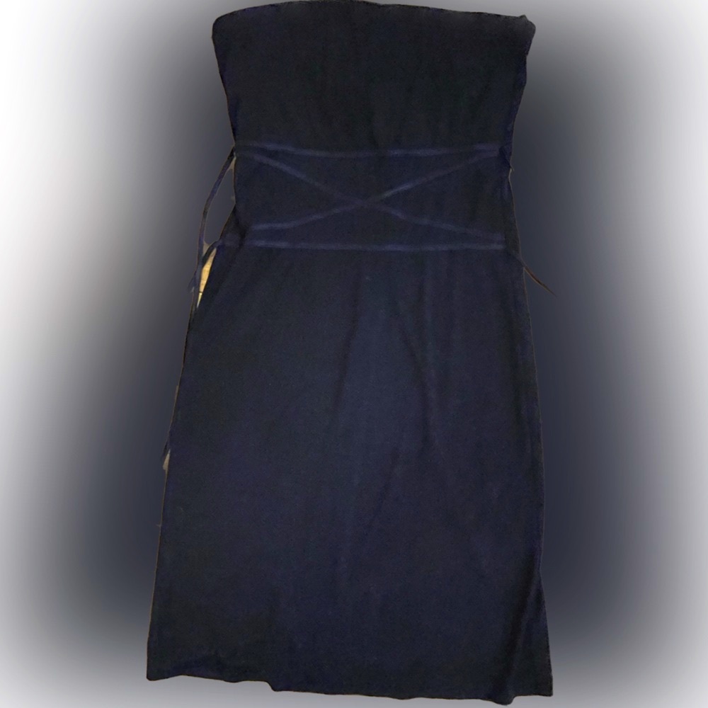 White House Black Market Strapless Black Dress - Small